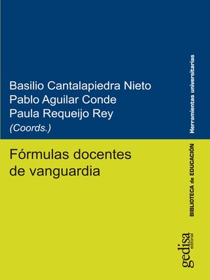 cover image of Fórmulas docentes de vanguardia